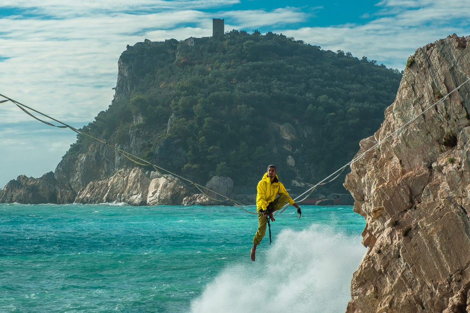 freeride outdoor village slackline a finale ligure